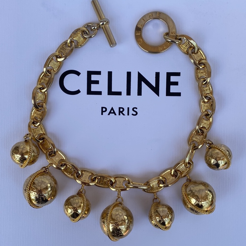 RARE! CELINE Necklace Orbs Stars.Authentic. Statement Piece - Picture 6 of 13